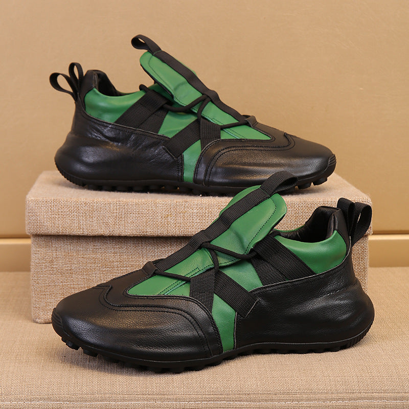 Men's Comfortable Versatile Trendy Korean Style Platform Sneakers