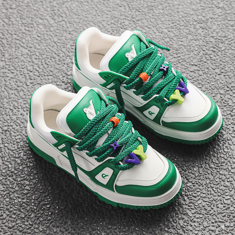 Men's Spring Little Chubby Niche Bread Thick Bottom Sneakers