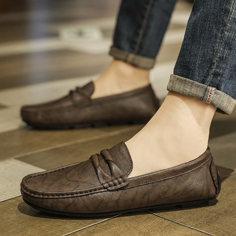 Men's Lazy Doug British Style Breathable One Loafers/doug Shoes