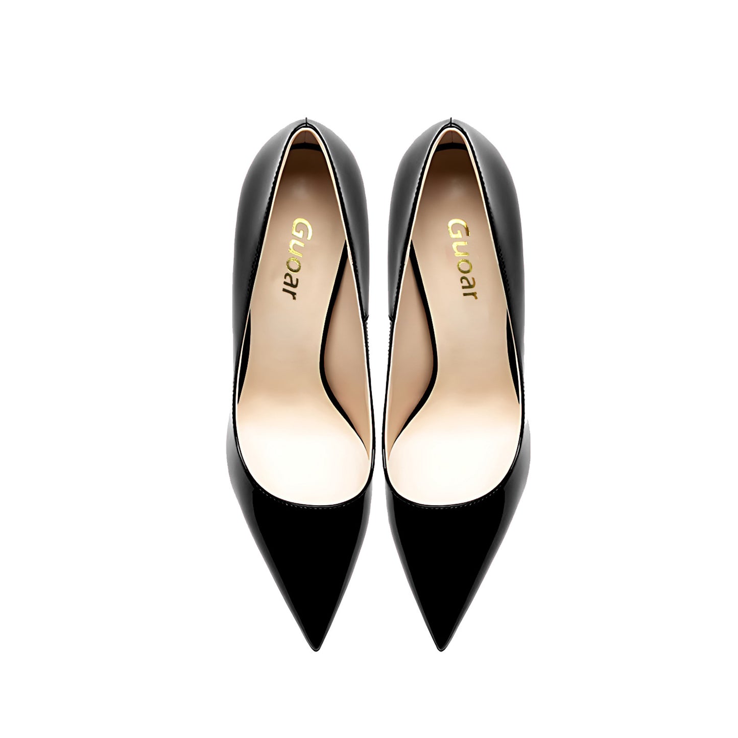 Upgraded Pointed Toe Shallow Mouth Patent Women's Fashion Shoes