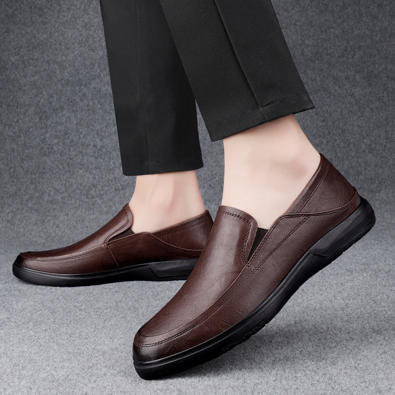 Men's Business Large Size Slip-on Soft Bottom Loafers/doug Shoes