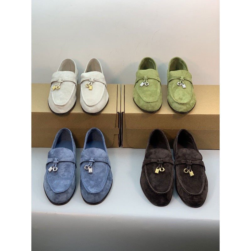 Women's Early Spring Original Single Genuine Retro Slip-on Loafers