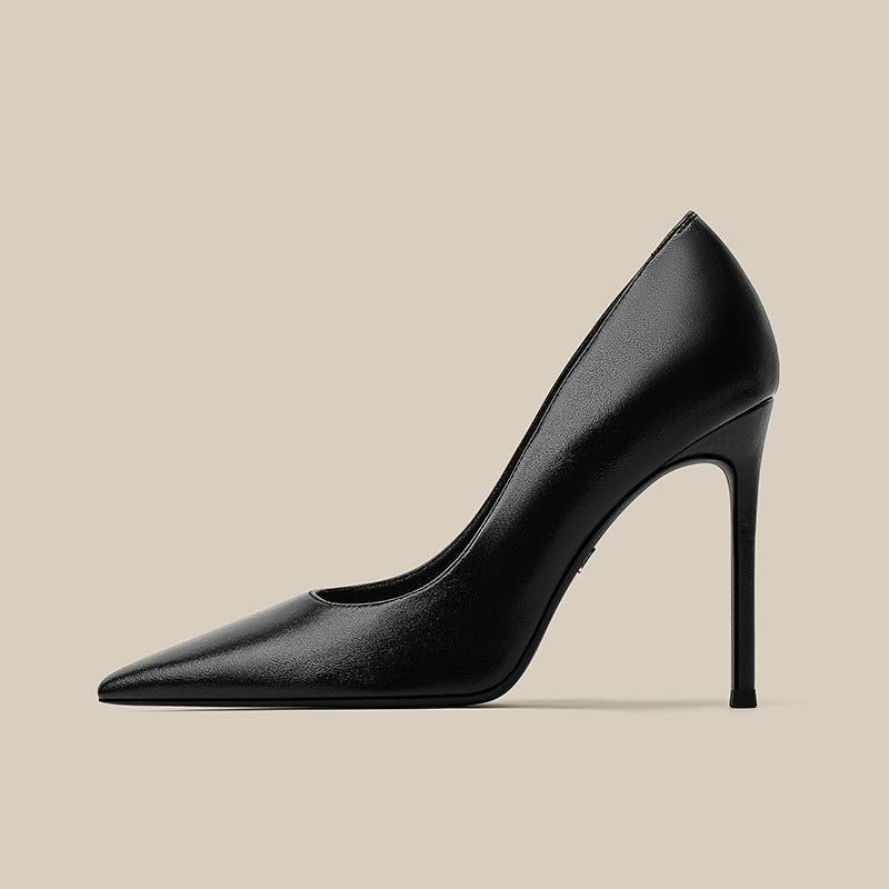 Women's Soft High Stiletto Pointed Toe Nude Women's Fashion Shoes