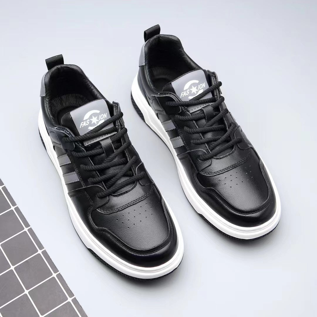 Men's Trendy Genuine Breathable Soft Bottom Sports Sneakers