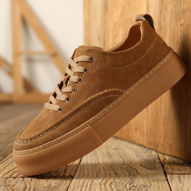 Men's Spring Korean Style Fashionable Low Top Genuine Casual Shoes