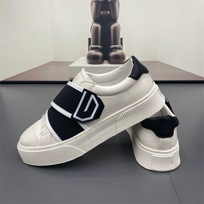 Men's Breathable Versatile Platform Slip-on Magic Stick Sneakers