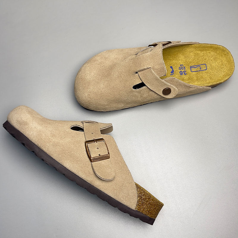 Genuine Couple Essential Street Shot Closed Toe Slippers