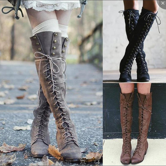 Glamorous Charming Trendy Popular Women's Rivet Boots