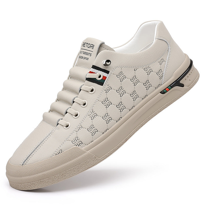 Men's White Summer Vintage Fashion Breathable Feet Sneakers