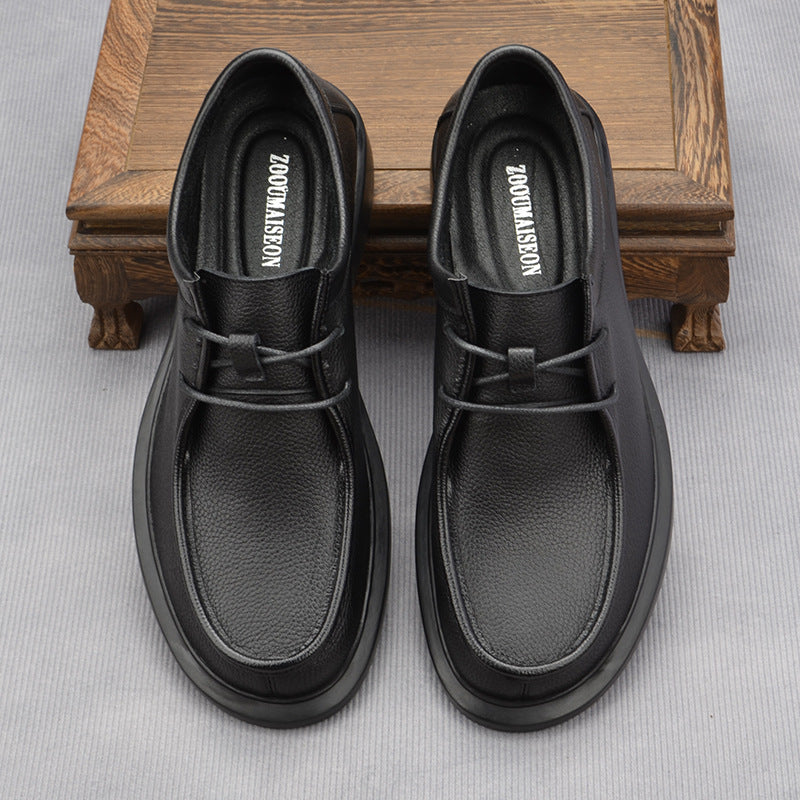 Men's Autumn Soft Breathable Comfortable Genuine Leather Shoes