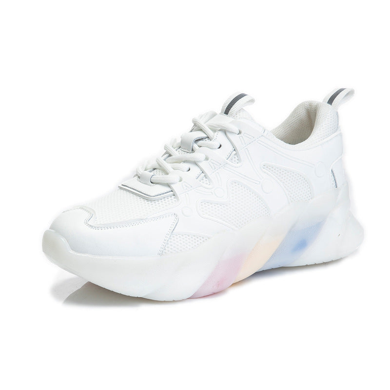 Women's Bottom Dad Thick Spring Genuine Flat Women's Shoes