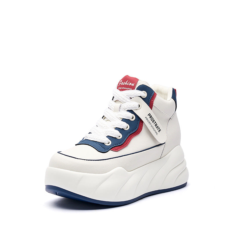 Women's Thick-soled Heightened Daddy Genuine Trendy Muffin Sneakers