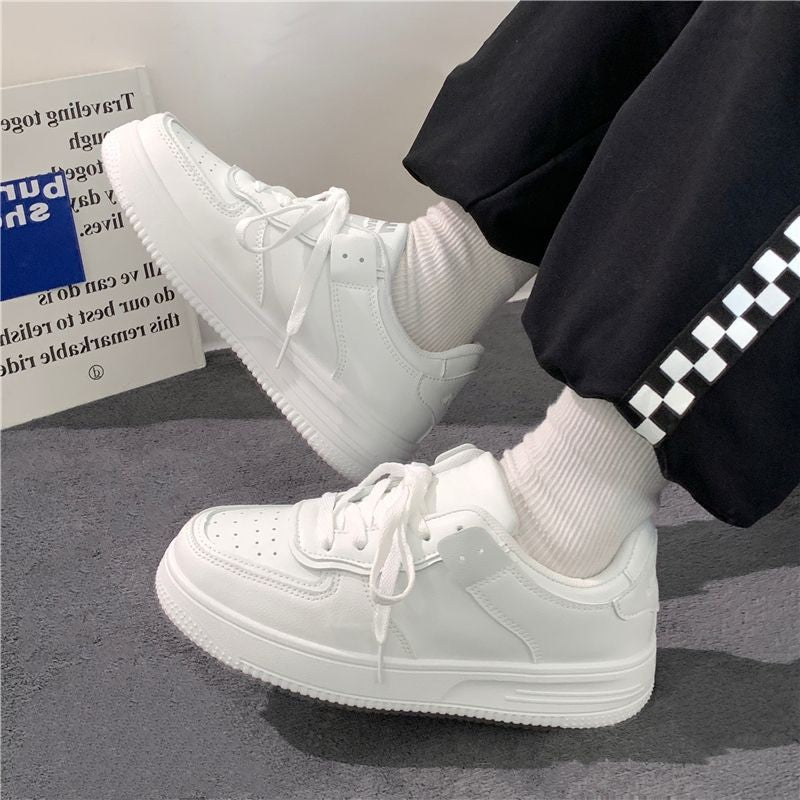 Women's Classic Stylish Durable White Platform Casual Shoes