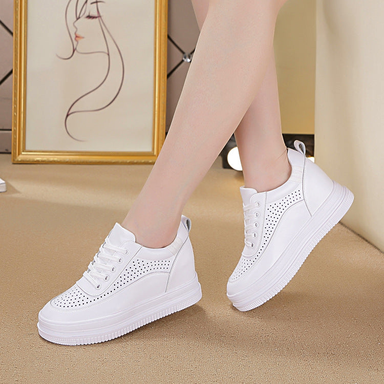 Women's For Height Increasing Insole Platform Wedge Women's Casual Shoes