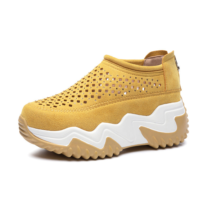 Women's Platform Summer Small Thick Bottom Hollow Women's Casual Shoes