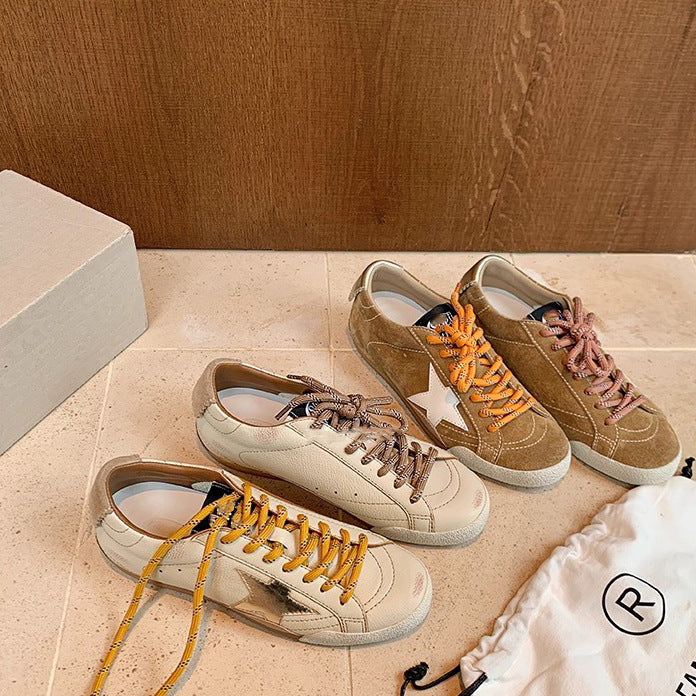 Women's Height Increasing Insole Retro Mandarin Duck Sneakers