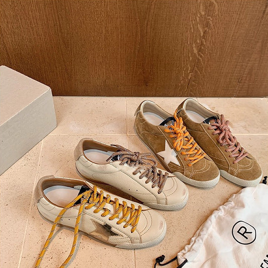 Women's Height Increasing Insole Retro Mandarin Duck Sneakers