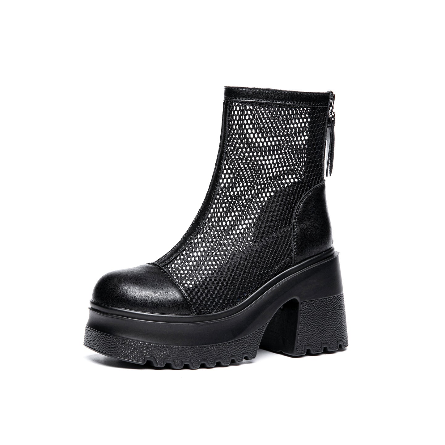 Women's Thin Mesh Breathable Hollow Out High Sandals