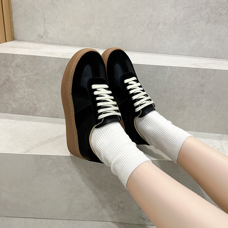 Women's German Training Spring Lace Up Comfortable Board Women's Casual Shoes