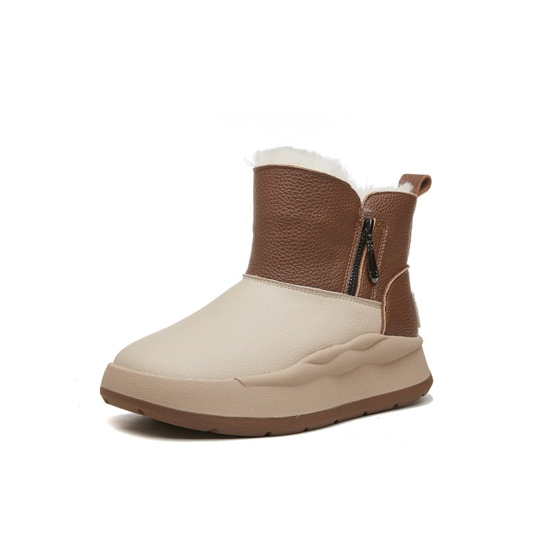 Winter Short Veet Thickening Northeast Cotton Snow Boots