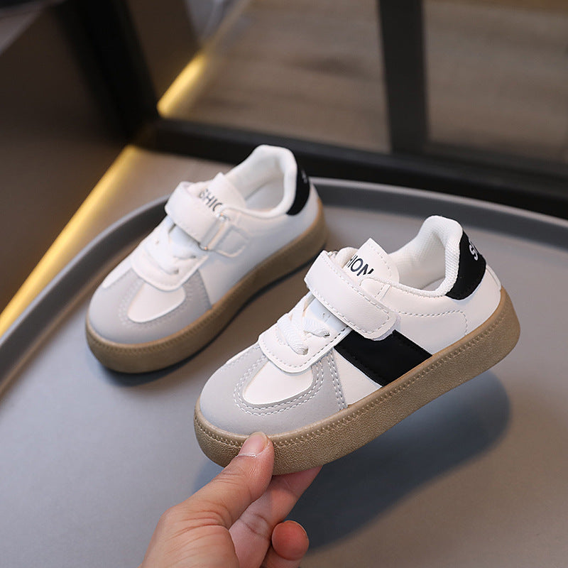 Children's Board Soft Bottom Preppy Style Moral Sneakers