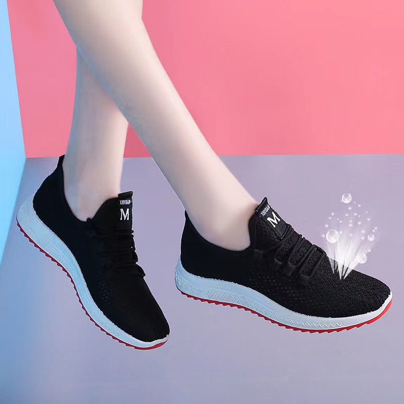 Women's Summer White Female Korean Running Trendy Women's Shoes