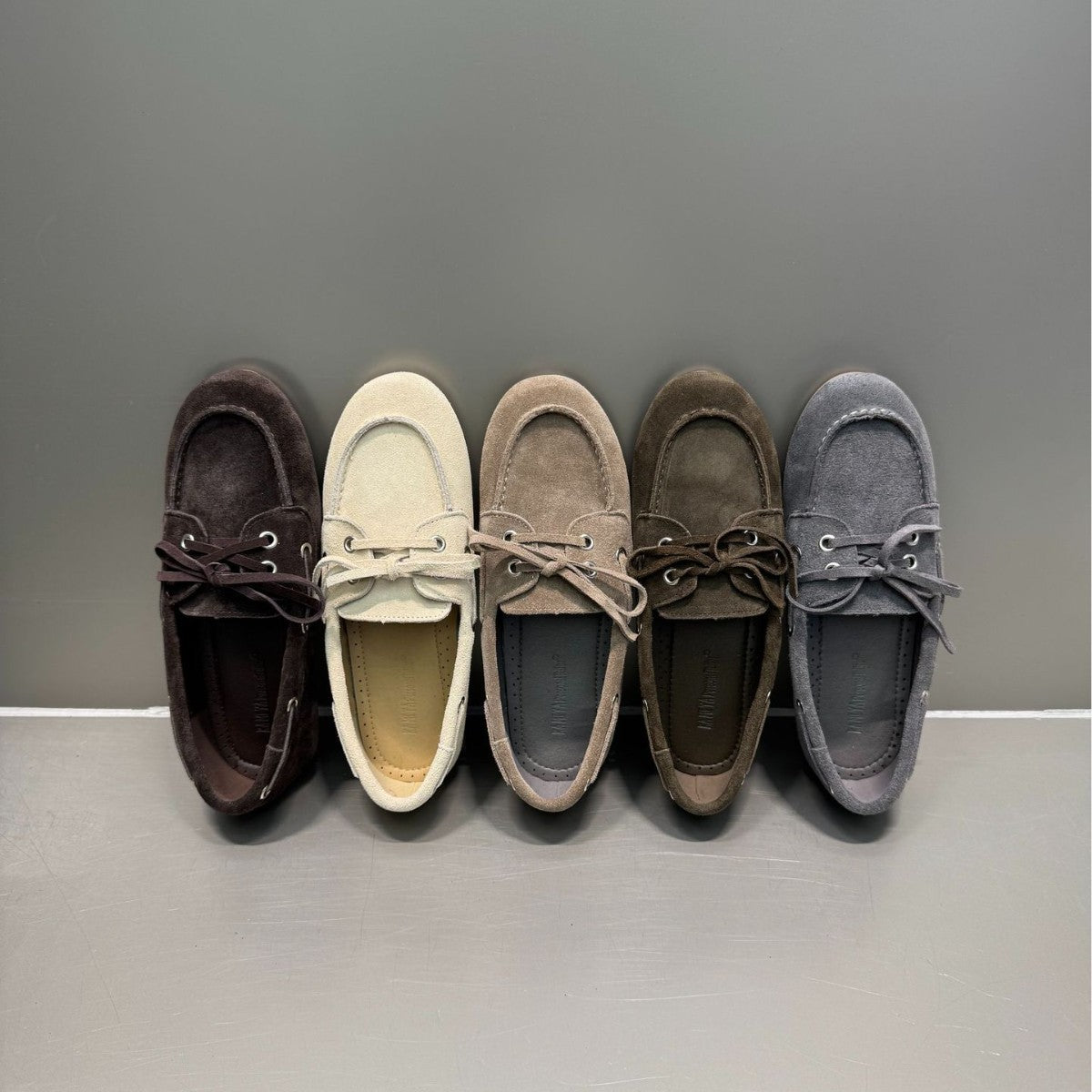Women's Style Lace Up Round Toe Flat Slip-on Loafers