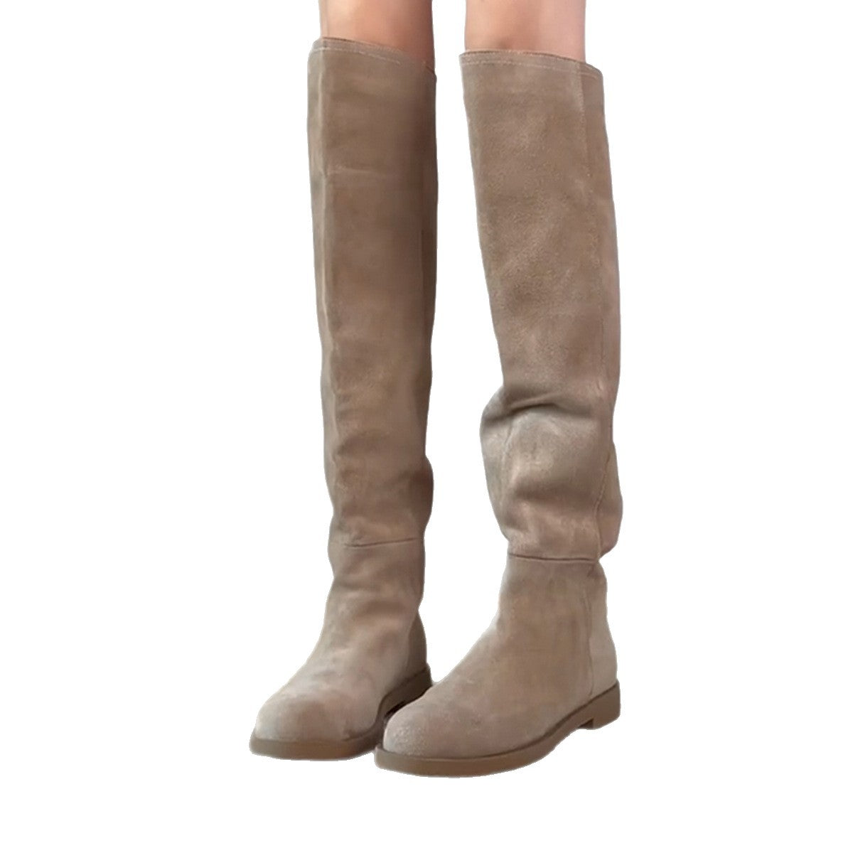 Women's The Knee Tall Knight Matte Wide Heels