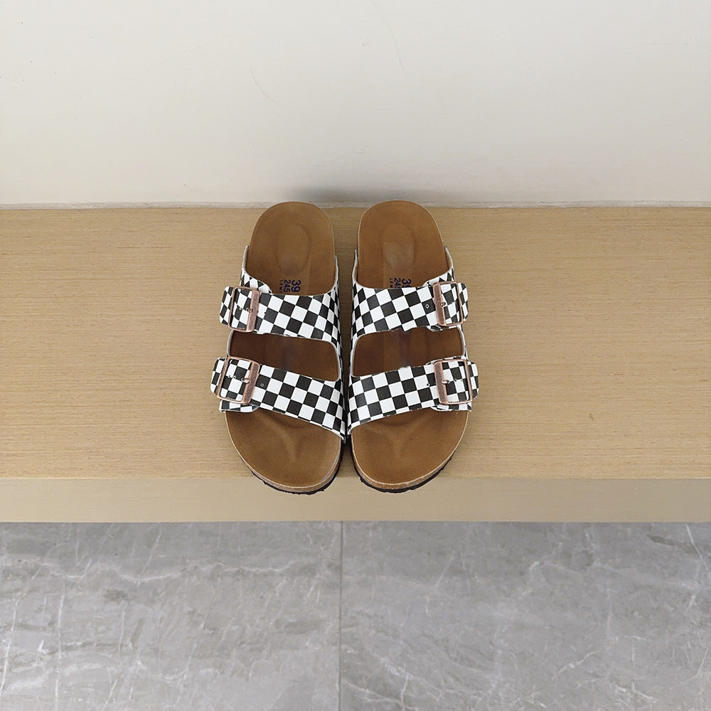 Women's Large Size Summer Round Head Leisure Slippers