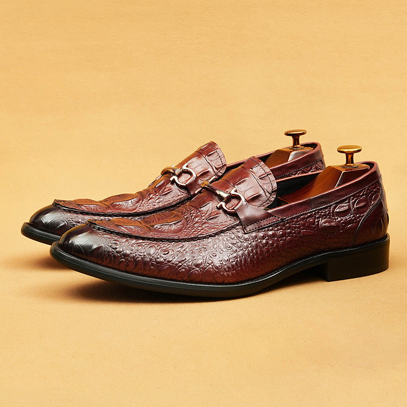 Men's Cool Durable Plus Size Business Leather Shoes