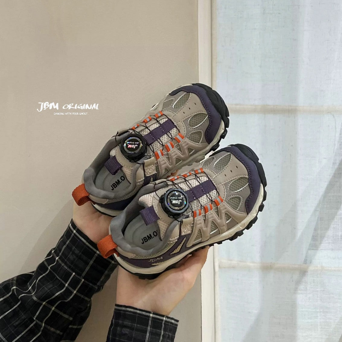 Trendy Spring Outdoor Boys Rotating Buckle Sneakers