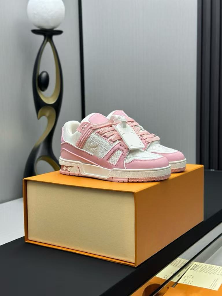 Women's & Men's Printed Light Luxury Rubber Outsole Couple Sneakers