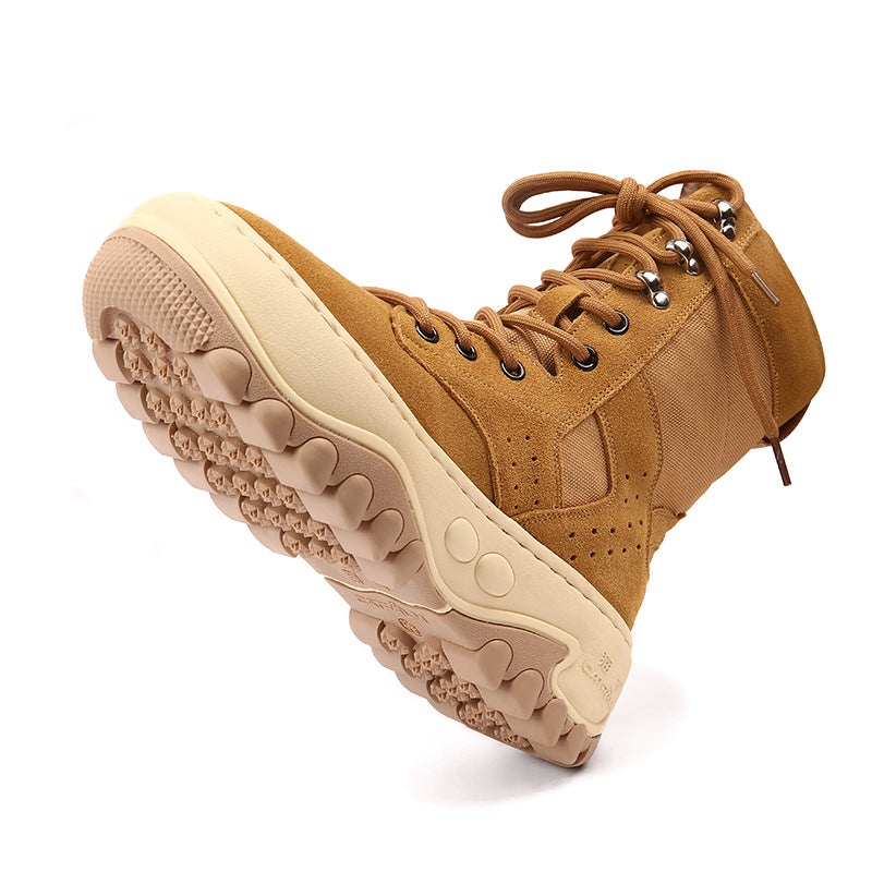 Women's Winter Real Fur Integrated Wool Warm Platform Snow Boots