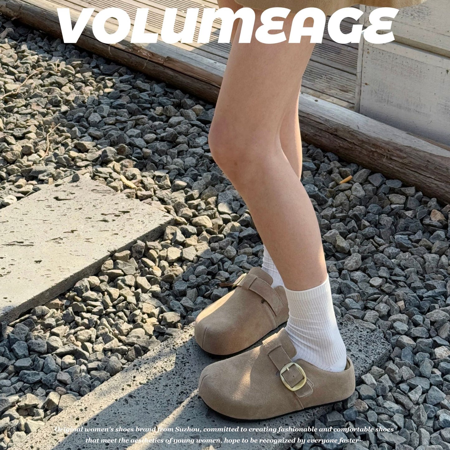 Women's Insole Genuine Spring Retro Platform Slip-on Outer Wear Feeling Casual Shoes