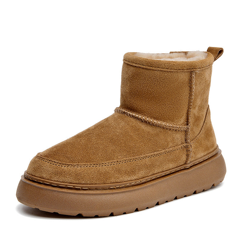 Women's For Winter Fleece-lined Thickened Northeast Warm Snow Boots