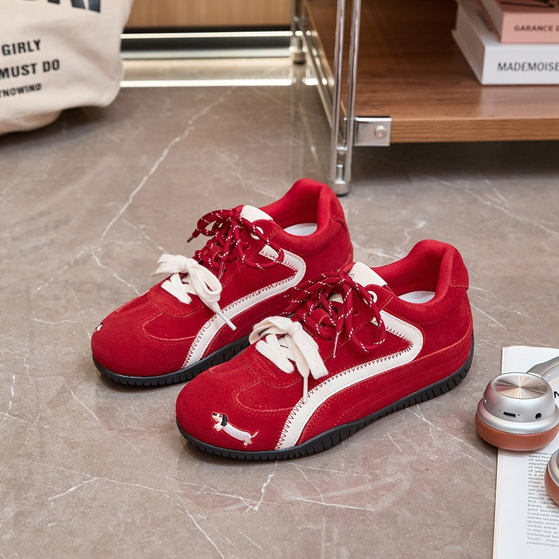 Thin Bottom Racing Small Invisible Height Increasing Insole Women's Casual Shoes
