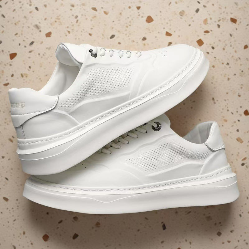 Men's Summer Suit White Breathable Trendy Fashionable Sneakers