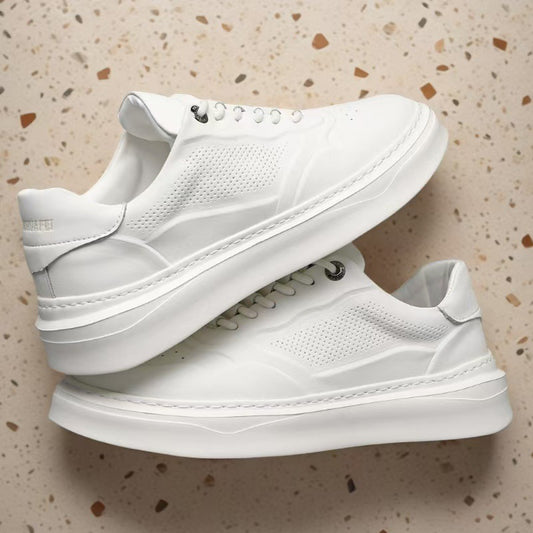 Men's Summer Suit White Breathable Trendy Fashionable Sneakers