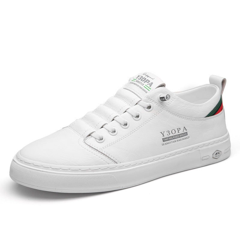 Men's Summer Trendy Sports White Flat Slip-on Casual Shoes