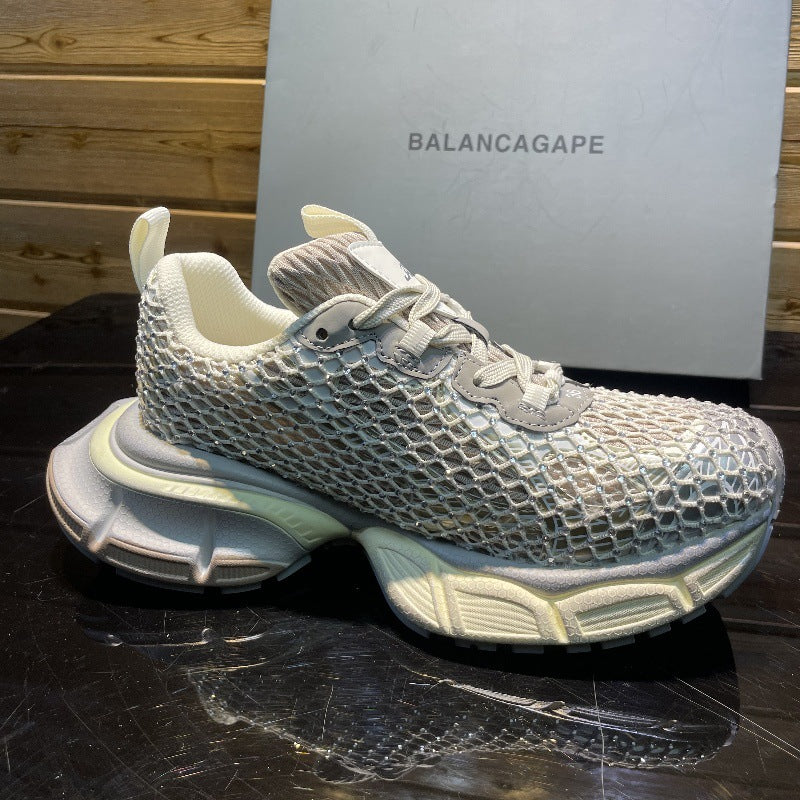 Women's & Men's Old Thick Bottom Height Increasing Sports Casual Shoes