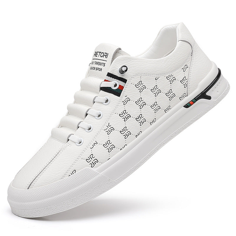 Men's White Summer Vintage Fashion Breathable Feet Sneakers