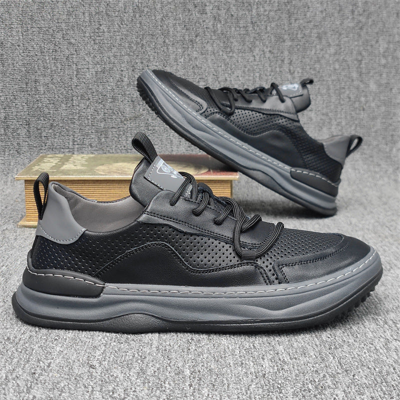 Men's Spring Head Tilt Clown Tide Soft Breathable Men's Shoes