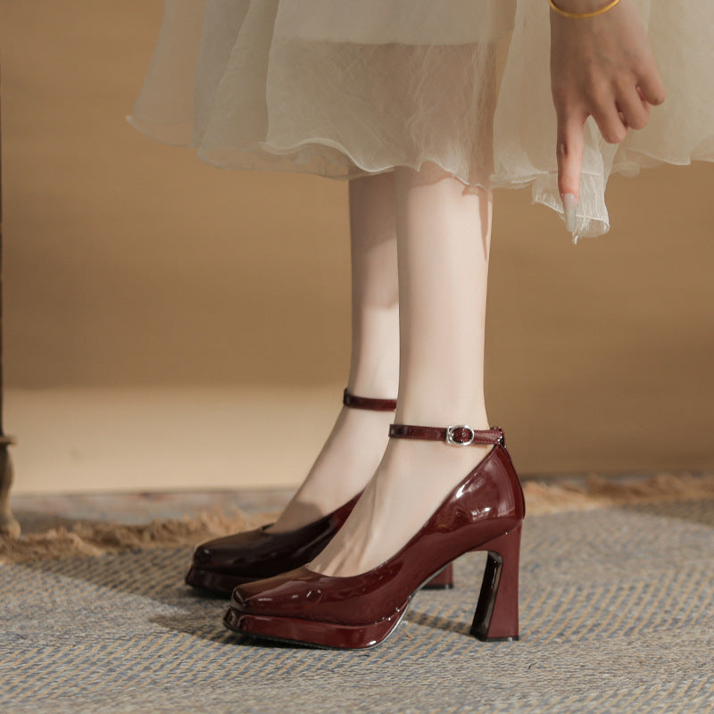 Toe Nude Pink Pumps Shallow Mouth Sexy Women's Fashion Shoes