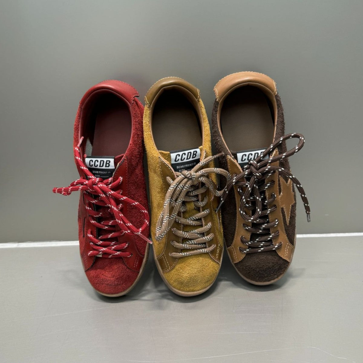 Women's Retro German Training Distressed Polished Dirty Women's Sports Shoes