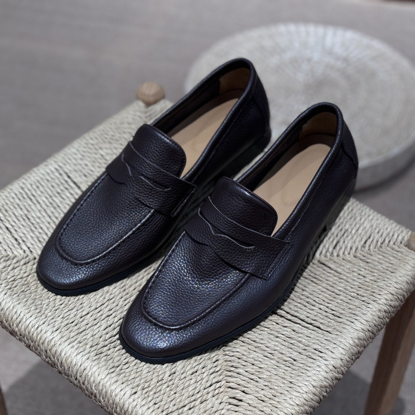Men's Genuine Doug Summer Lightweight Slip-on Soft Leather Shoes