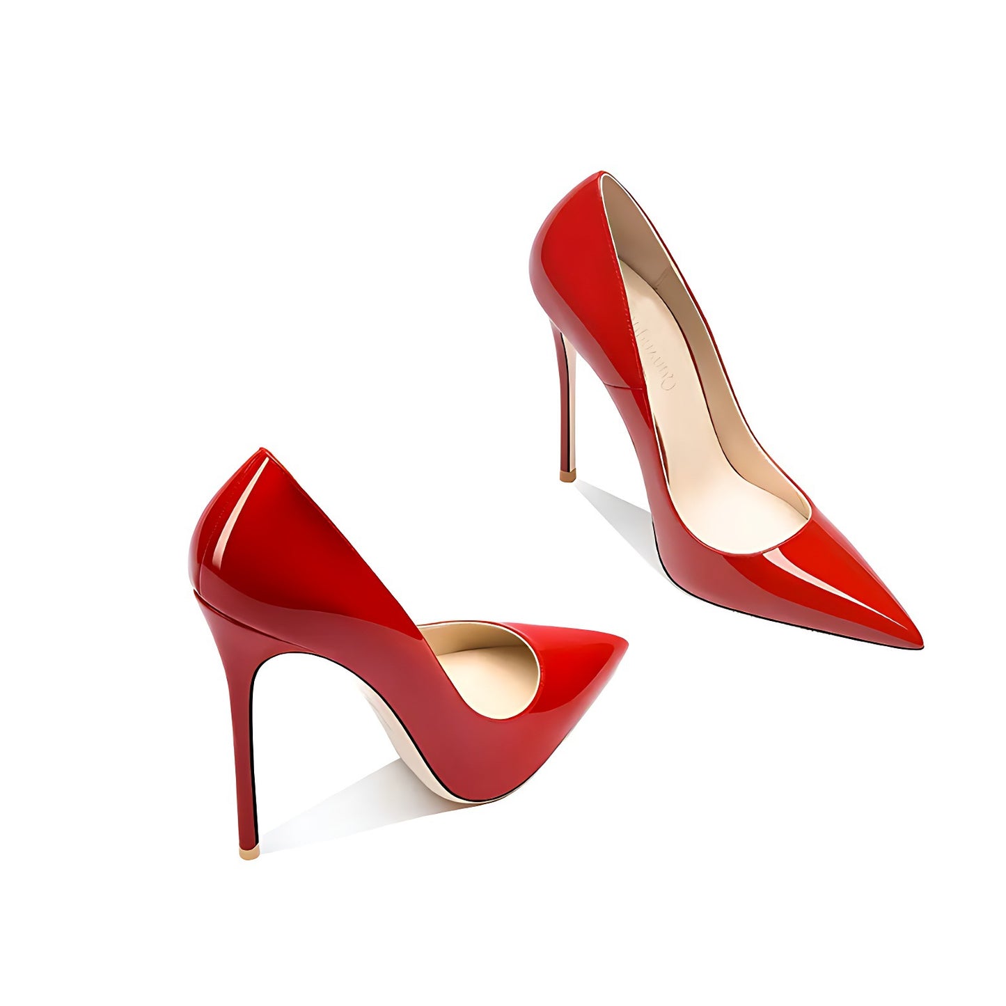 Upgraded Pointed Toe Shallow Mouth Patent Women's Fashion Shoes