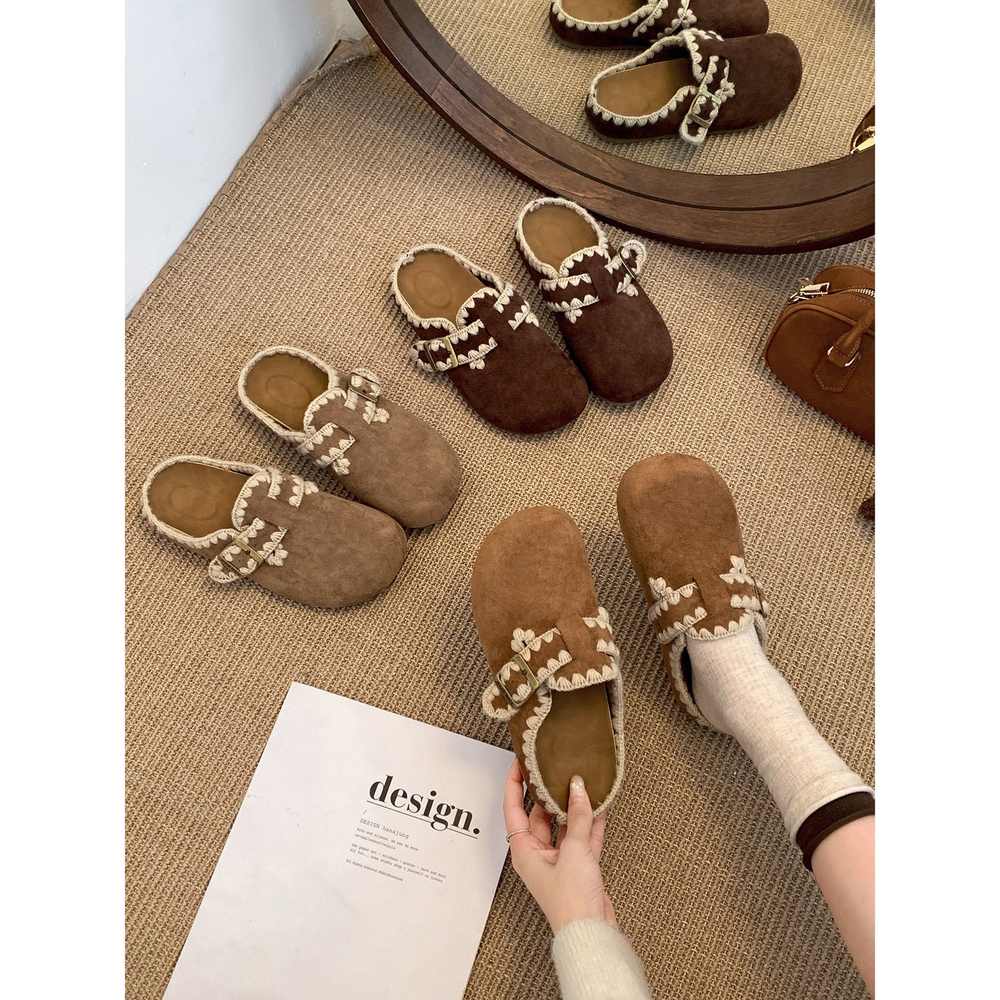Women's Thick Bottom Height Increasing Insole Outer Slippers