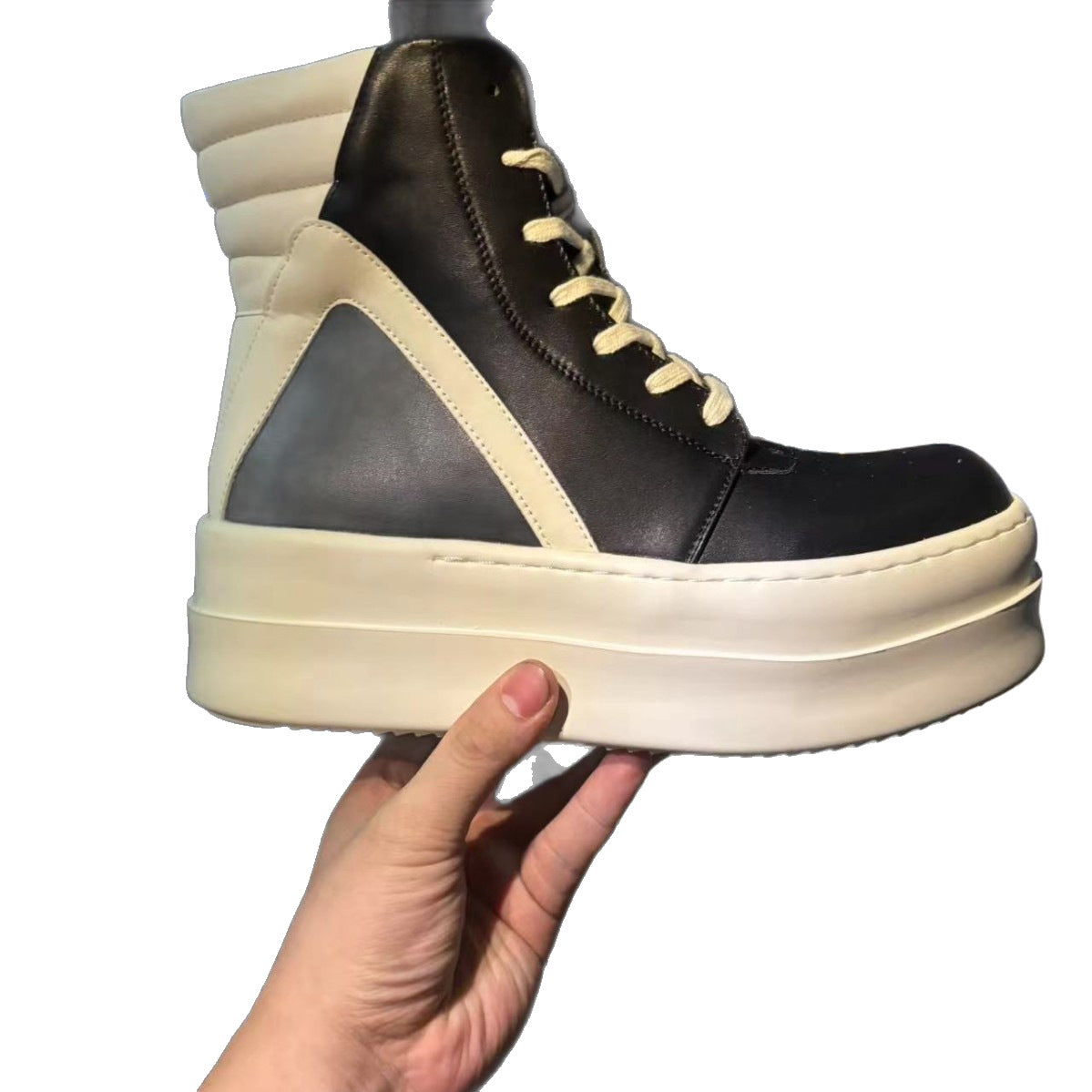 Men's Triangle Board Sports Heighten Retro Big Women's Casual Shoes