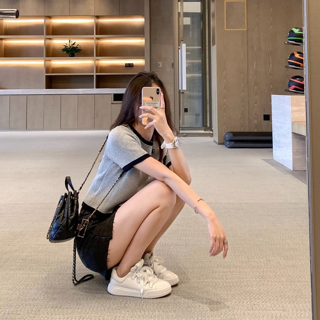 Women's Autumn Thick Bottom Sports Skate White Casual Shoes