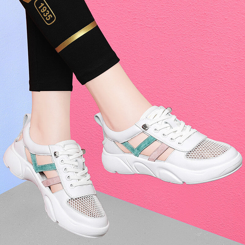 Women's Daddy Wedge Autumn Early Fashion Thick Bottom Sneakers